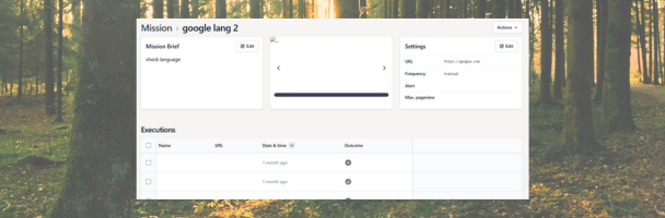 Monitor in Your Dashboard